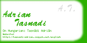 adrian tasnadi business card